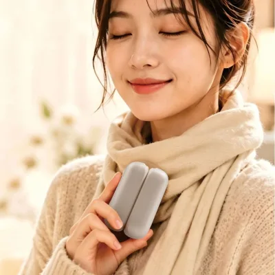 2026 Cross-Border Bestseller Split-Style Magnetic USB-Charged 2-in-1 Heating Portable Hand Warmer 4000mAh-6000mAh Battery for