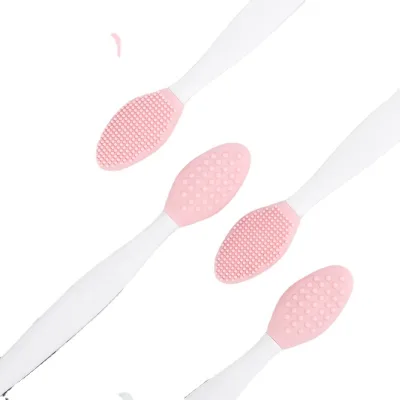 Hot Sale Eco-friendly Double Tool Sided Lip Brush Silicone Blackhead Scrubber