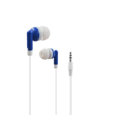 Factory Custom Color Disposable Wholesale 3.5 Jack Earbuds ABS Wired Earphones Comfortable Flexible Gaming Headset