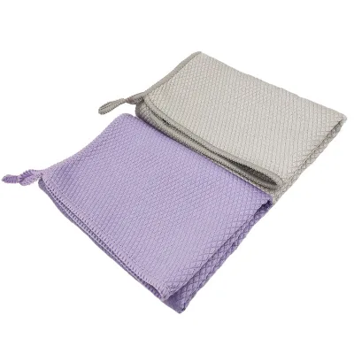 More Popular 30*40 cm Multicolored Purple Kitchen Cleaning Towel for Household