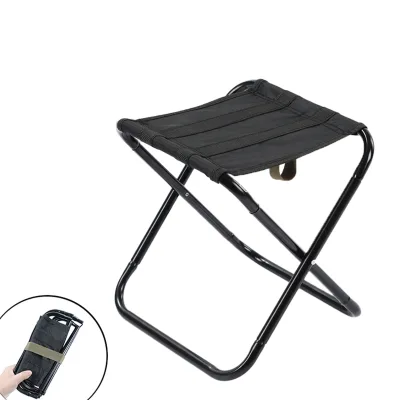 Wholesale Outdoor Aluminum Alloy Folding Chair & Stool-Durable Lightweight Square Design for Camping Fishing Beach & Climbing