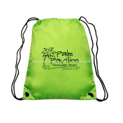 Polyester Drawstring Bag for Promotional Purposes and Hot Fashion