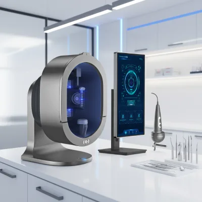 High Precision Smart Skin Analysis Machine with UV Polarized Camera Facial Diagnosis Equipment Skin Anayzer