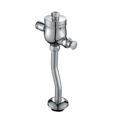 Brass Manual Push Urinal Valve Button Time Delay Urinal Flush Valve Push Button