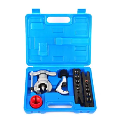 CT-806AM-F 45° Tube Flaring Tool Kit Pipe Expander Cutter Set for Air Conditioner Refrigeration Copper Tube Processing