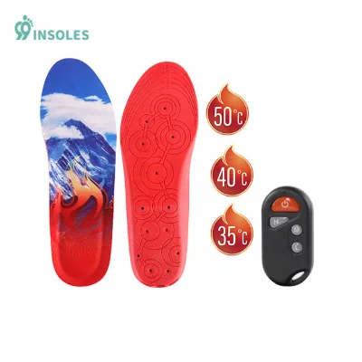 99insoles USB Rechargeable Battery Heated Winter Insoles Feet Heating Shoe Outdoor Sport Insoles for Workers