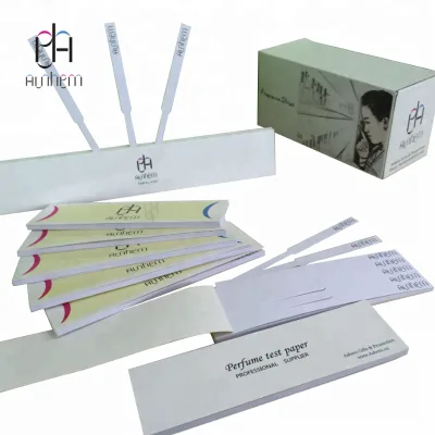 Perfume Test Paper OEM Fragrance test Strip with LOGO Print, M-1061