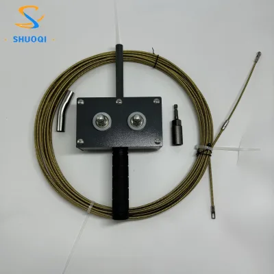 SHUOQI Cable Threading Tool Steel Grey for Cable Pulling Machine & Winch Pipeline Wiring