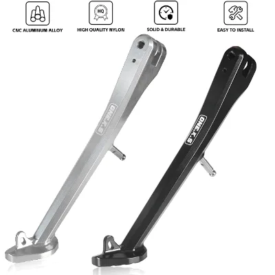 ZX4R 7075 Aluminum Alloy Side Stand Foot Motorcycle Body System for KAWASAKI ZX25R ZX4R-SE Side Plate Kickstand Extension Pad