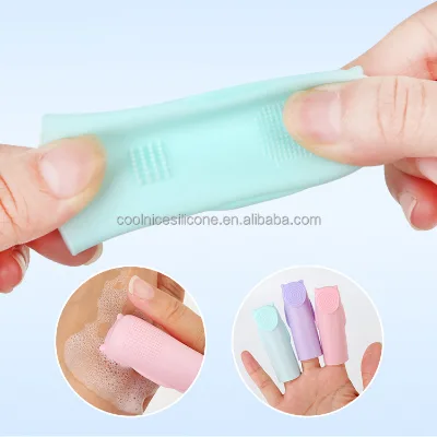 Hot Selling Silicone Massage Finger Brush Cellulite Remover Mini Finger Cover Double-sided Increase Blood Circulation