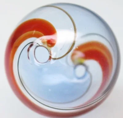 20mm Round Blow Glass Beads for Jewelry Making