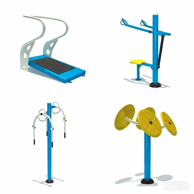 Kindergarten Children's Playground Equipment, Adventure Amusement Park Facilities, PE Outdoor Plastic Slide with Swing