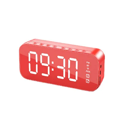 Wireless Portable for Bluetooth V5.0 Speaker LED Alarm Clock Radio High Quality Sound Mobile Phone Audio Speaker Colorful Design