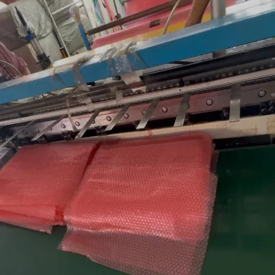 Wholesale Eco-Friendly Hot Selling Anti Static Bubble Rolls ESD Clear Red Bubble Pad for Protect Electronic Component Packing