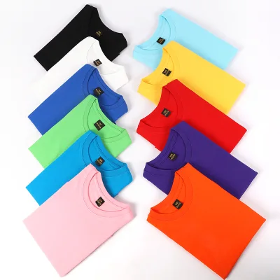 Customized Baby T-shirts 100% Cotton Plain Color O Neck Kids Infant Tee Soft Short Sleeve Baby Boy Girl T Shirt Clothes
