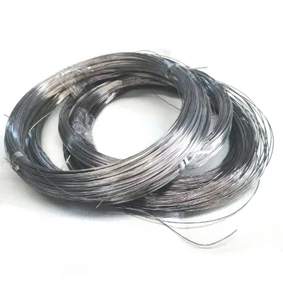 Titanium Wire Roll Polished Surface Bending Cutting Services Straight Pattern Gr2 Gr1 Gr5 Welding Fishing for Industrial Use