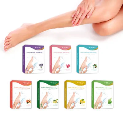 Effective Moisturizing Foot Mask for Deep Cleansing and Exfoliation with Different Size