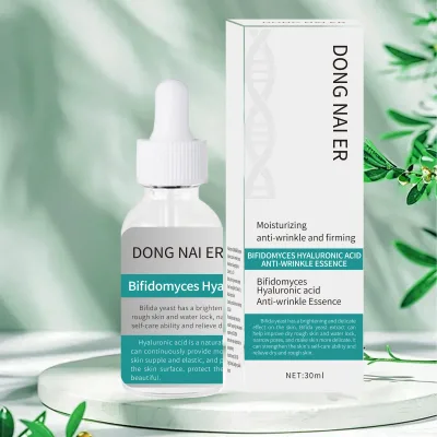 Private Label Hyaluronic Acid Facial Essence Anti-wrinkle Moisturizing Firming Revitalizing Bifid Yeast Face Serum for Dry Skin
