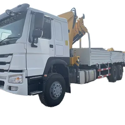 Sinotruck HOWO 4*2 CARGO TRUCK RHD 5.0T Folding Arm Crane Hydraulic Truck-Mounted Crane Light Cargo Truck