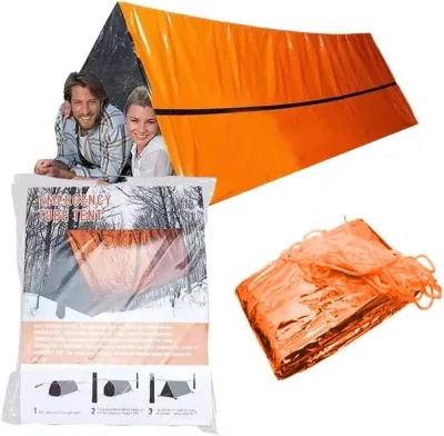 Factory Suppliers Outdoor Emergency Shelter Survive Tube Tent Rescue Tent Thermal Reflective Shelter/Tent