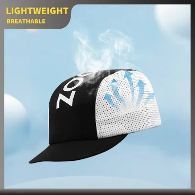 Cycling Cap Custom Reflective Logo Lightweight Running Caps Breathable Elastic Outdoor Riding Sport Camper Hat