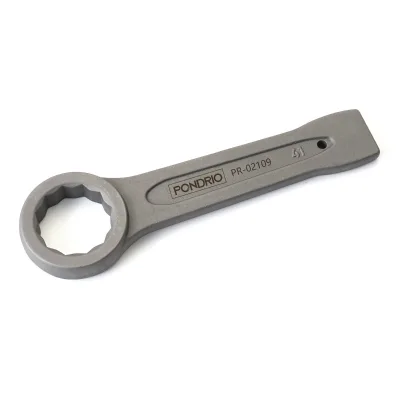 PONDRIO Heavy Duty Industrial Steel Ring Spanner & Box Wrench Hand Tools 200N-m Torque Capacity