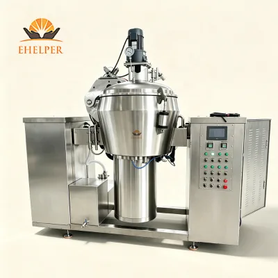 Fully Automatic Multifunctional Vacuum Pressure Kettle 3 Heating Modes 50-500L 304 Stainless Steel Dairy Sauce Processing Pot