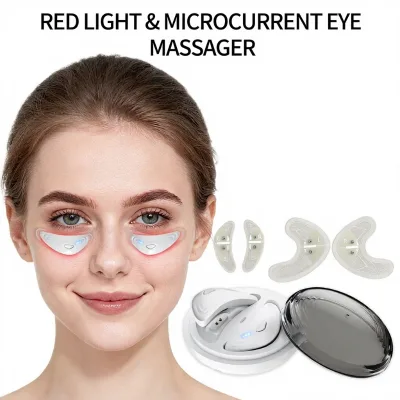 Magnetic Gel Eye Massager with Micro Current to Remove Wrinkles, Eye Bags, and Dark Circles Around the Eyes