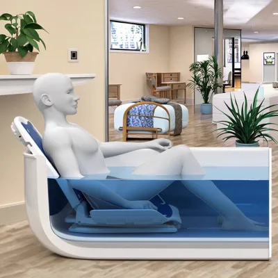 Remote control rechargeable Electric lifting bath chair comfortable to bath with an adjustable backrest fits bathtub -BZ-LSZ03