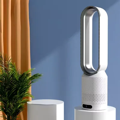 2024 Home Appliance Modern Design Luxury Floor Fan air Cooling Bladeless Fan