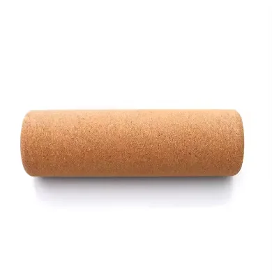Eco Friendly Fitness Release Tension Solid Natural Cork Yoga Body Exercise Natural Cork Roller