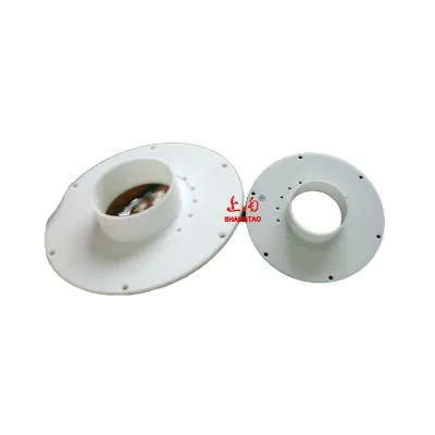 Macor/glass ceramic CNC machining structure with our customer's drawing