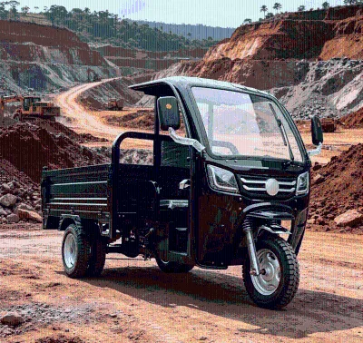 New Energy Dual Rear Wheel 3-Wheeler Electric Cargo Tricycle 1100kg for Rural & Mountain Road Use Factory Direct Sale