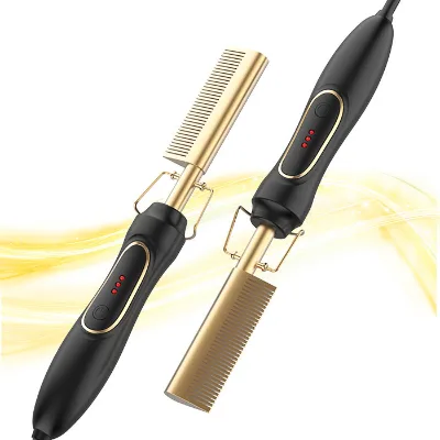 Anti Scald Rechargeable Home Fast Heat Hair Safe Multifunctional Wet & Dry Portable Adjustable Temp Styling Straightener Brush