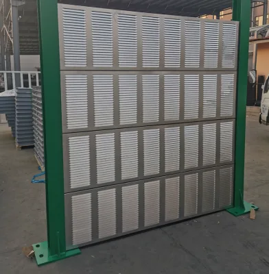 HEBEI JINBIAO September Promotion Perforated Aluminum 1.2mm Thick Noise Barriers Sound Proof Wall for Highways