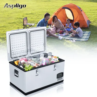 Factory Supply Dc 12v 24v Rv Car Portable Fridge Freezer Rv Boat Yacht Marine Fridge Car Deep Freezer Built in Refrigerator