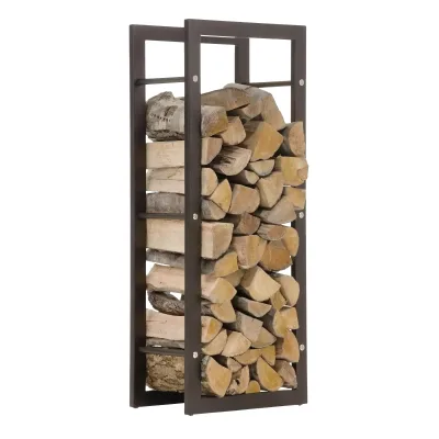 Hot Sales Heavy Duty Log Rack Metal Firewood Storage Holder Indoor Outdoor Fireplace Wood Stacker Stand for Garden Home Use