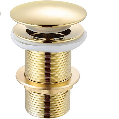 Custom Affordable Bathroom Fittings Easy Install Sink Drain Gold Pop up Plugs Sink and Drain Hand Basin Cleaner Plugs