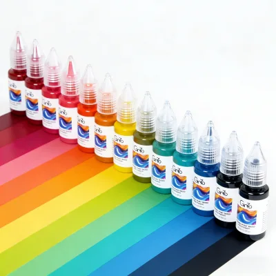 OEM ODM 10ML Long-Lasting PMU Pigment Set, High Penetration Microblading Ink for Tattoo Eyebrow Lip Eyeliner Factory Direct