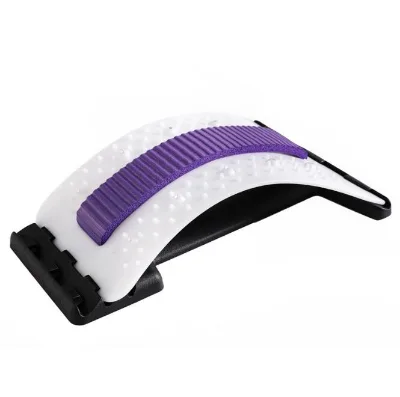 Portable Magnetic Therapy Lumbar Stretch Device Brace for Pain Relief Back Posture Correction Self Massager for Back