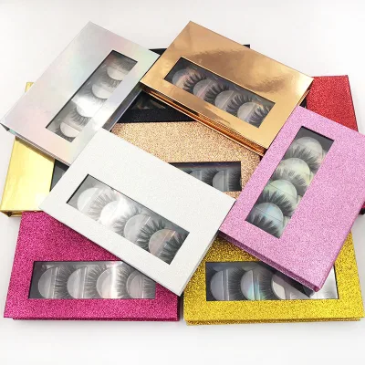 Hot Sale 5 Pairs Mink Eyelashes False Eyelashes Faux Mink