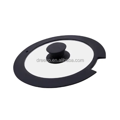 Wholesale Price Cooking Pots and Pans Silicone Glass Lid Replacement Accessories
