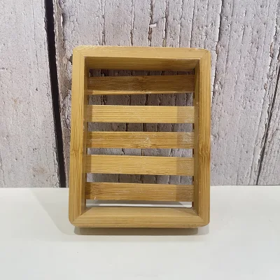 Custom Wooden Soap Box Multiple Soap Storage Container Holder Drying Tray Bamboo Soap Dish for Bathroom Accessories
