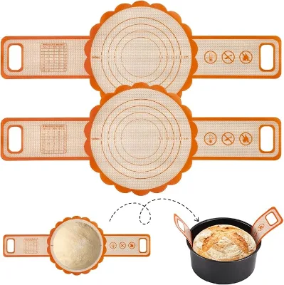 Premium Non-Stick Silicone Baking Mat - Reusable, Heat Resistant & Easy to Clean for Perfect Baking Results