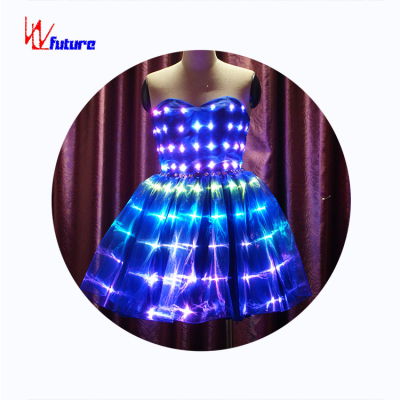 Programmable Light Led Dance Dress Lyric Dancing Dresses