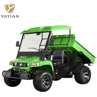Farm Transporter Utility Vehicle Energy Car Off-road Buggy Utility Cart Park Electric Golf Scooter Cart New 48V Beds 2 Places