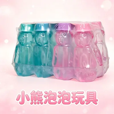 Novelty Cheap Plastic Soap Bubble Water Candy Shape Kids Toy