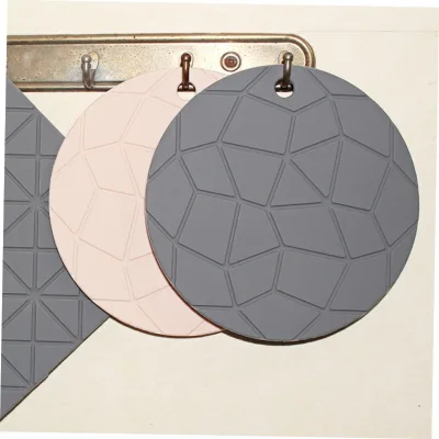 European Style Turtle Pattern Eco-Friendly Reusable Silicone Trivet Heat Resistant Food-Grade Pot Cup Mat Non-Slip Table