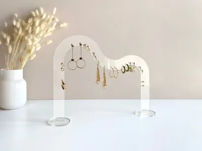 Led Spotlight Table Upright Shop Cases Cabinet Acrylic Optical showcase Luxury Jewelry Display Stand