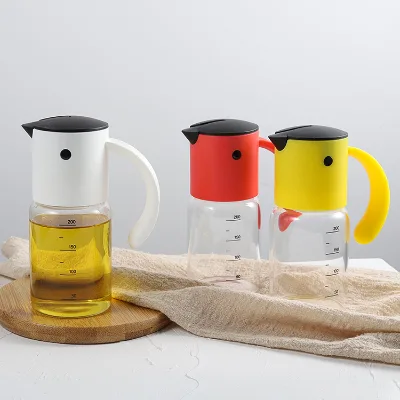 220ml Portable Bird Shape Oil & Vinegar Dispenser with Borosilicate Glass Jar Tableware for Kitchen Use